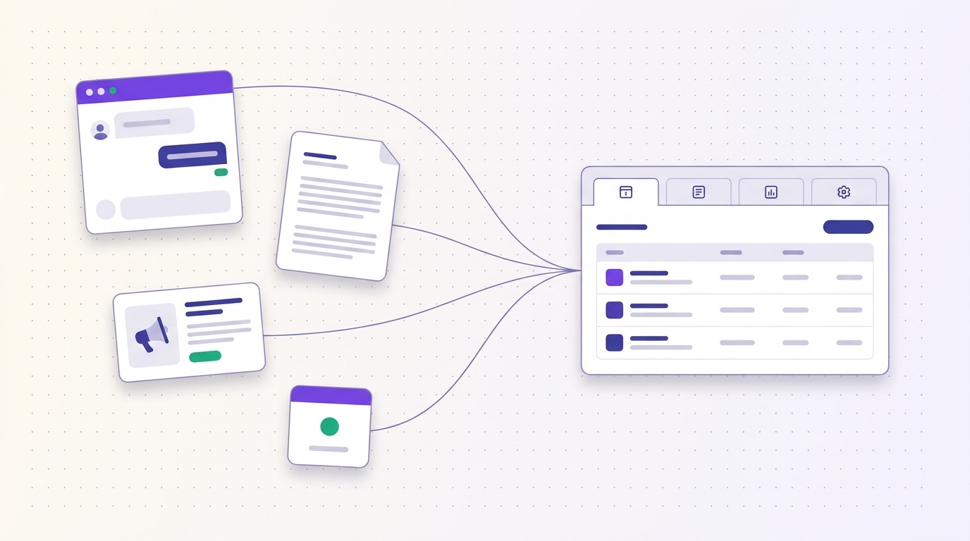 One support platform replacing separate tools for help desk, changelog, roadmap and status page