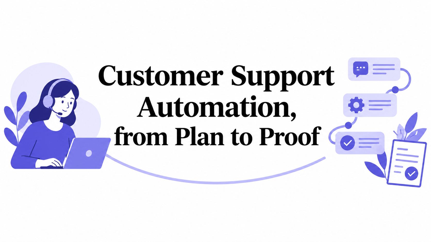 Customer Support Automation, from Plan to Proof