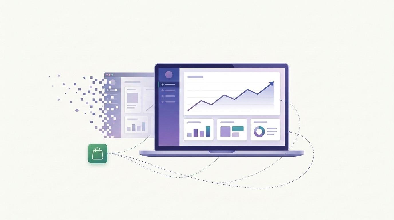 A Shopify app revenue dashboard being rebuilt from Partner data after Mantle's shutdown